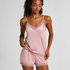 Velours Lace Cami Top, Purple