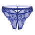 Amari Open Crotch Brazilian, Blue