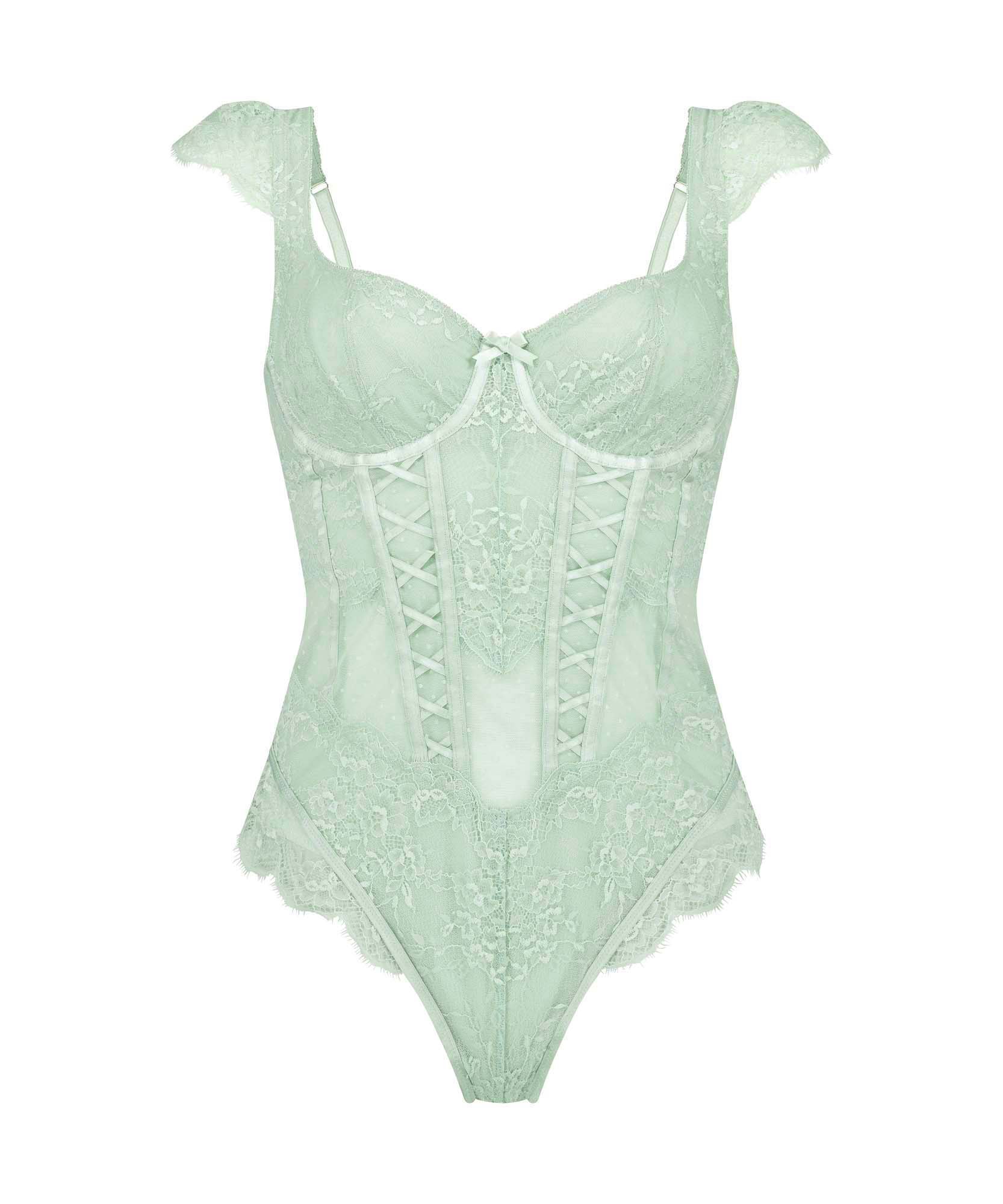 Jolie Non-Padded Underwired Body, Green, main