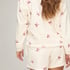 Pyjamaset Fleece, White