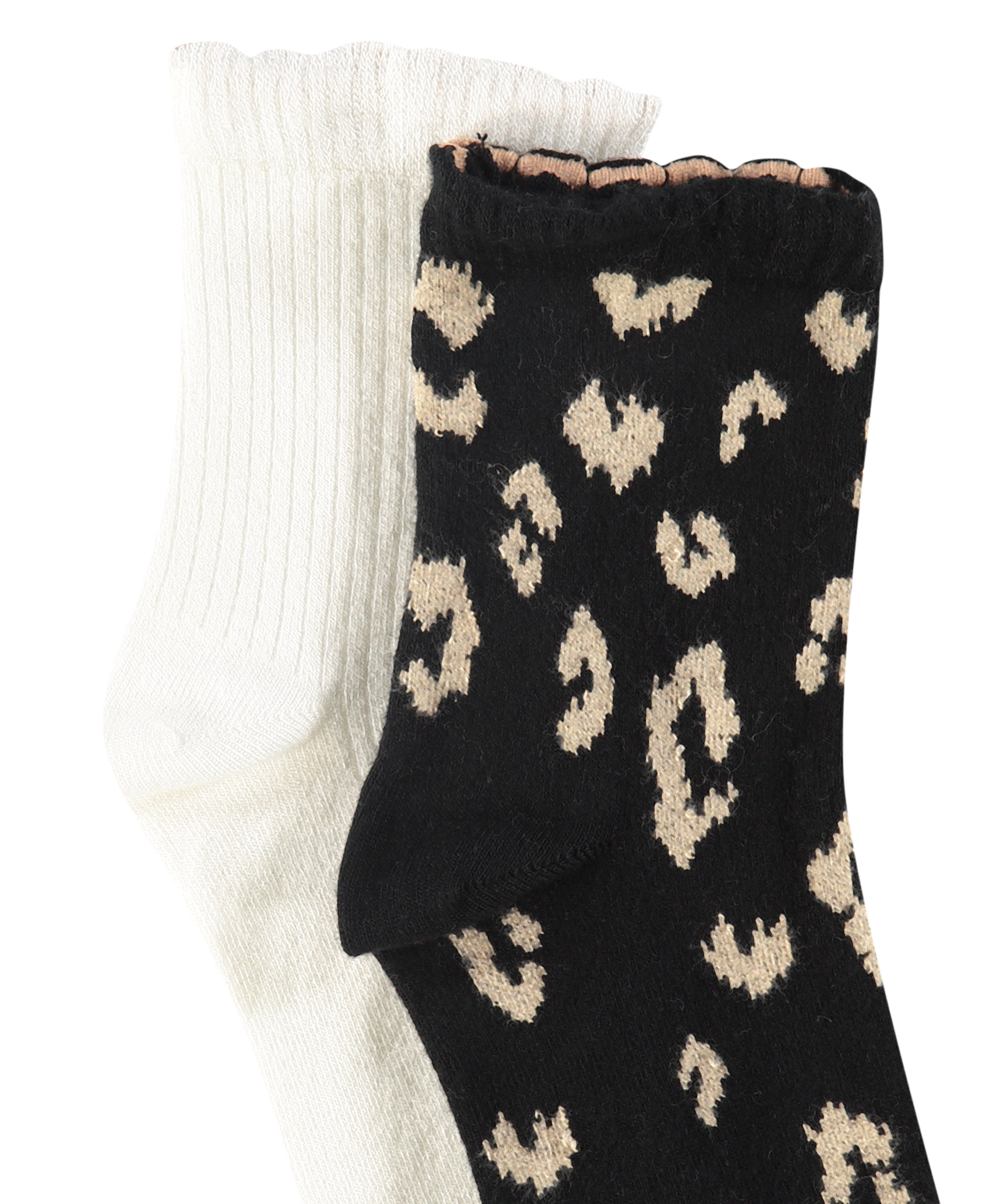 2-Pack Socks, Black, main