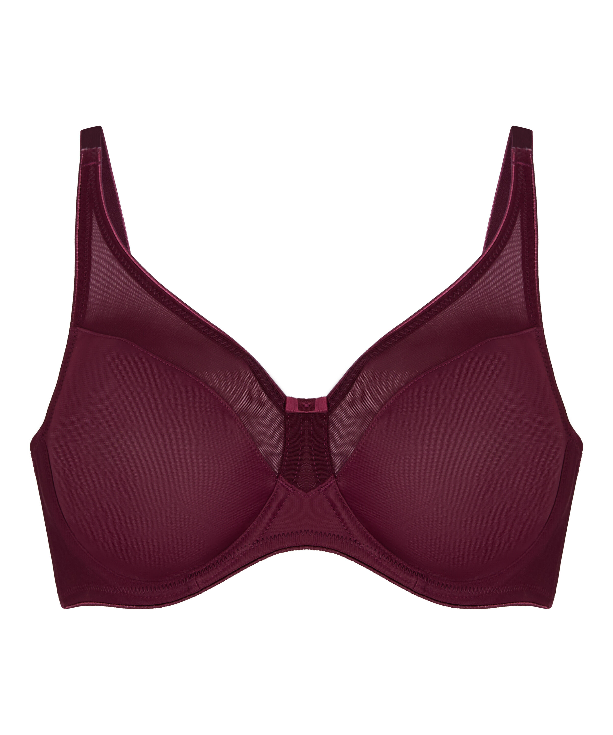 Nina Non-Padded Underwired Minimizer Bra, Purple