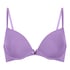 Plunge Padded Underwired Bra, Purple