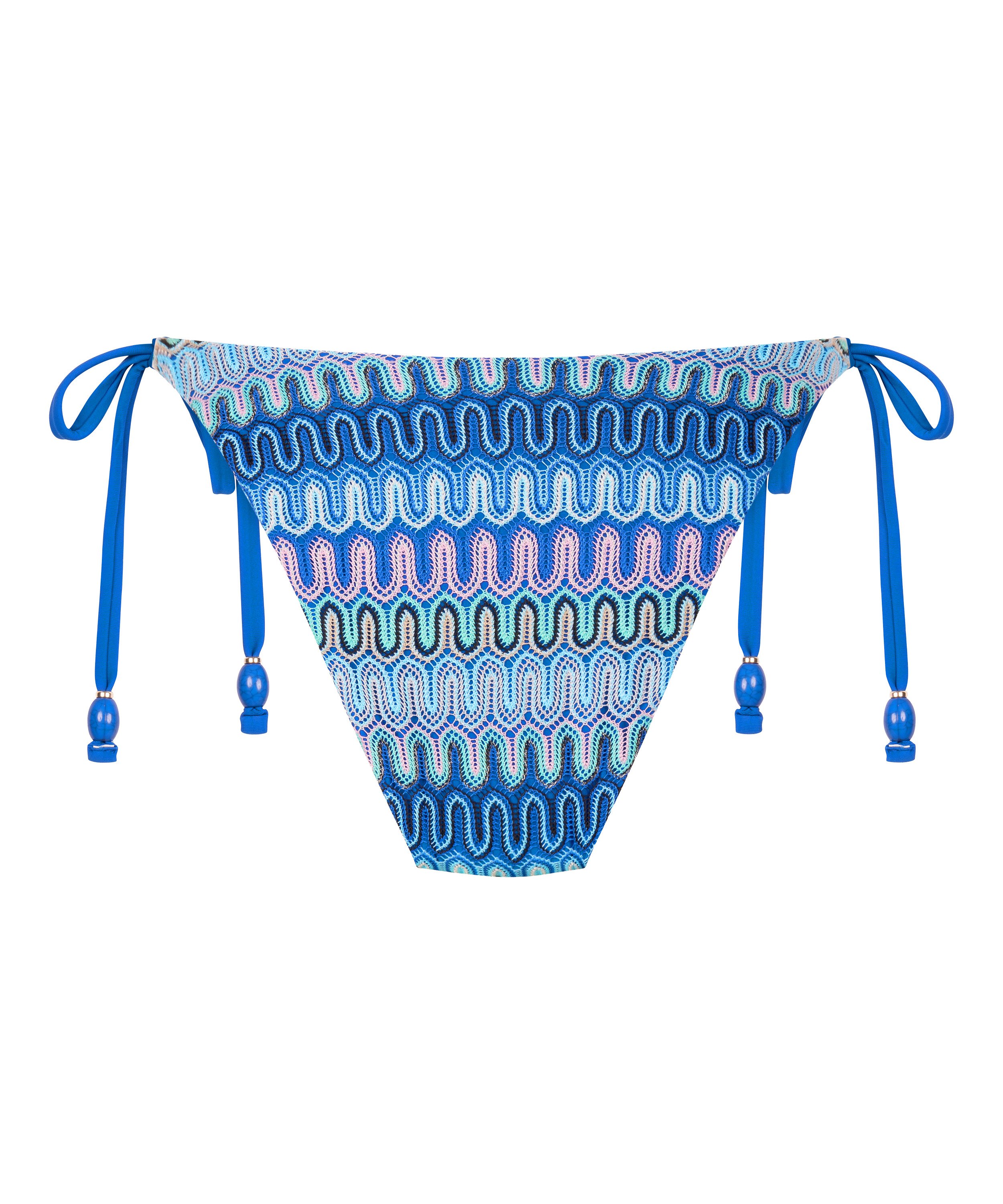 Cali Highleg Bikini Bottom, Blue, main