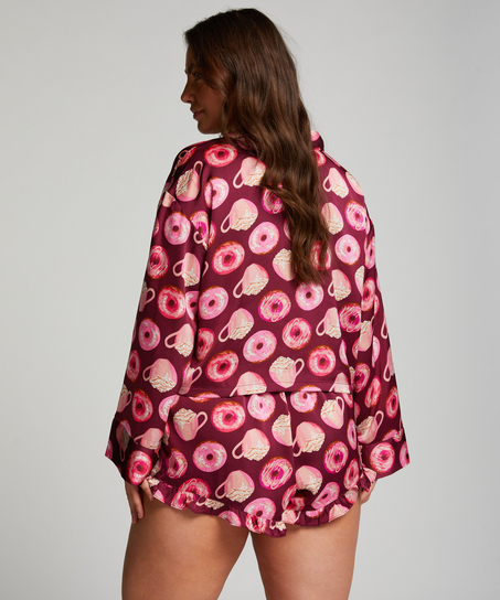 Satin Shorts, Purple