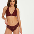 High leg Brazilian, Red