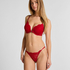 Whitney Padded Underwired Push-Up Bra, Red