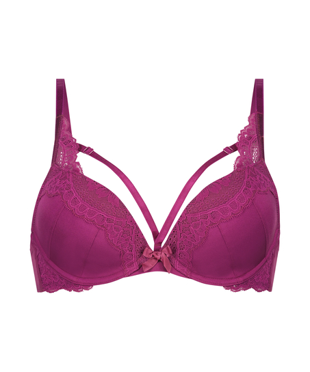 Georgia Padded Underwired Bra, Purple
