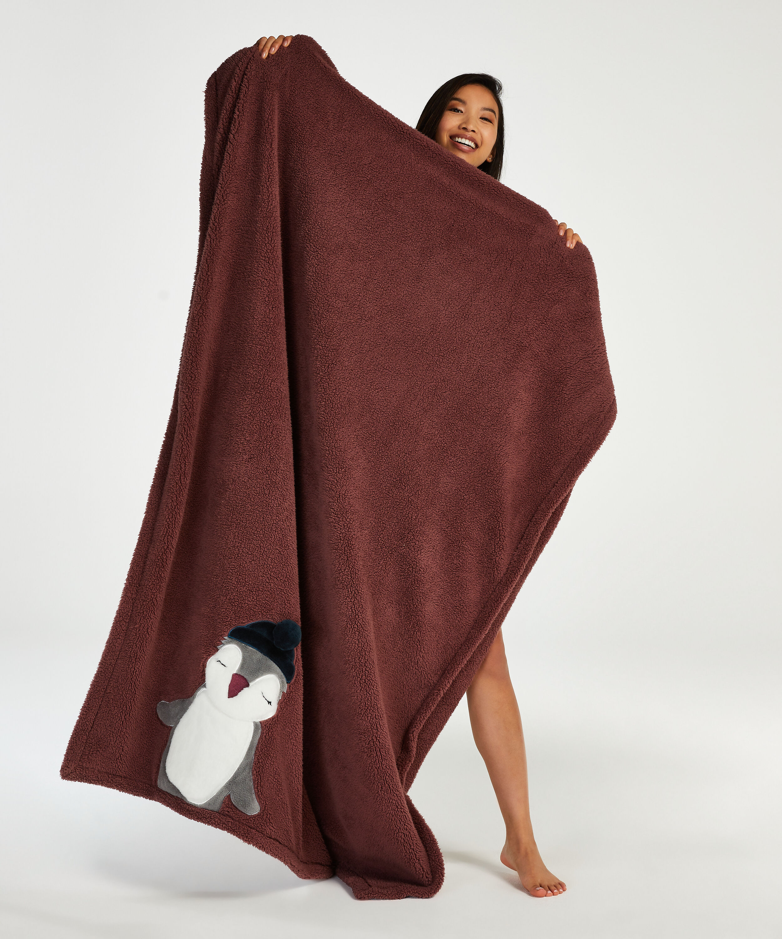 Christmas throw, Pink