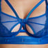 Pleasure Non-Padded Longline Underwired Bra, Blue