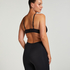 Smooth Triangle Bralette, Black