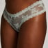 V-shaped Brazilian knickers mesh, Green