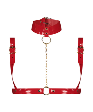 Private Harness Choker, Red