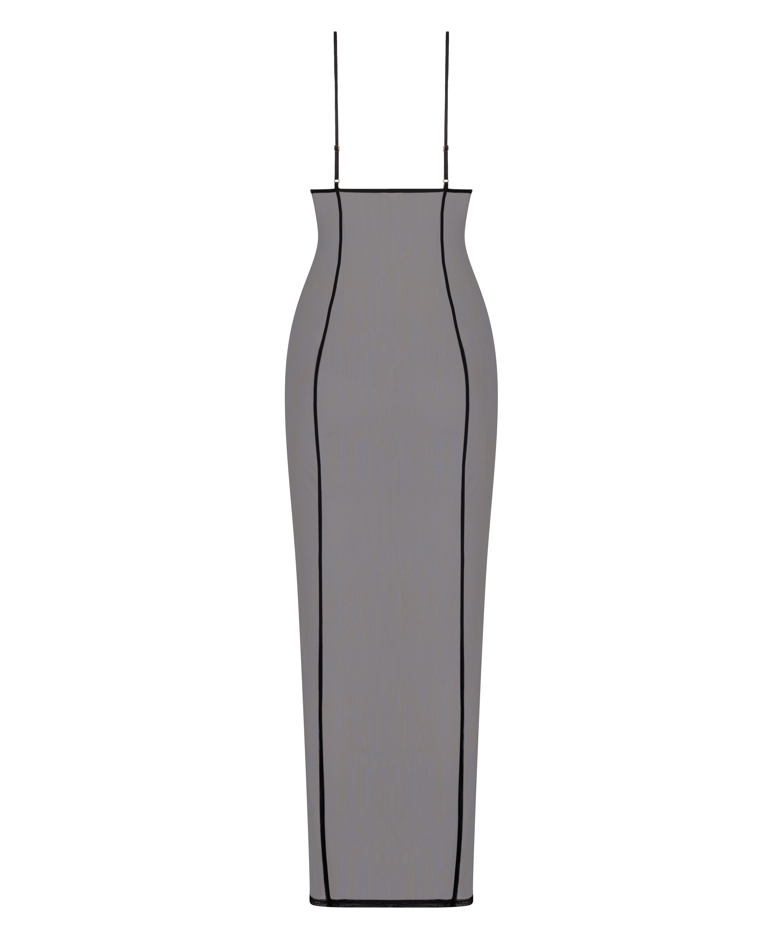 Maxime Slip dress, Black, main