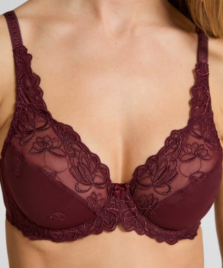 Diva Non-Padded Underwired Bra, Red