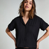 Essential Jersey Short-Sleeved Jacket, Black