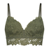 Shiloh Padded Longline Non-Underwired Bra, Green