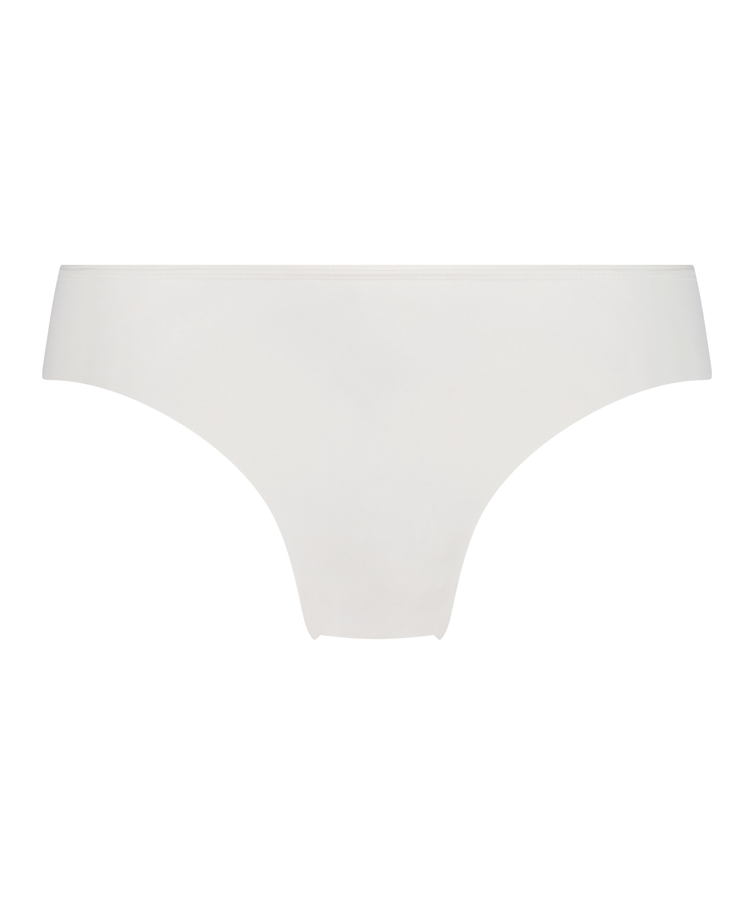 Invisible Lace Back Brazilian, White