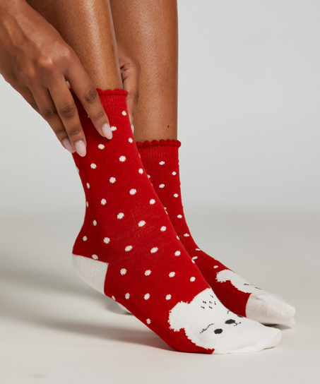 3 pack Giftpack Socks, Red