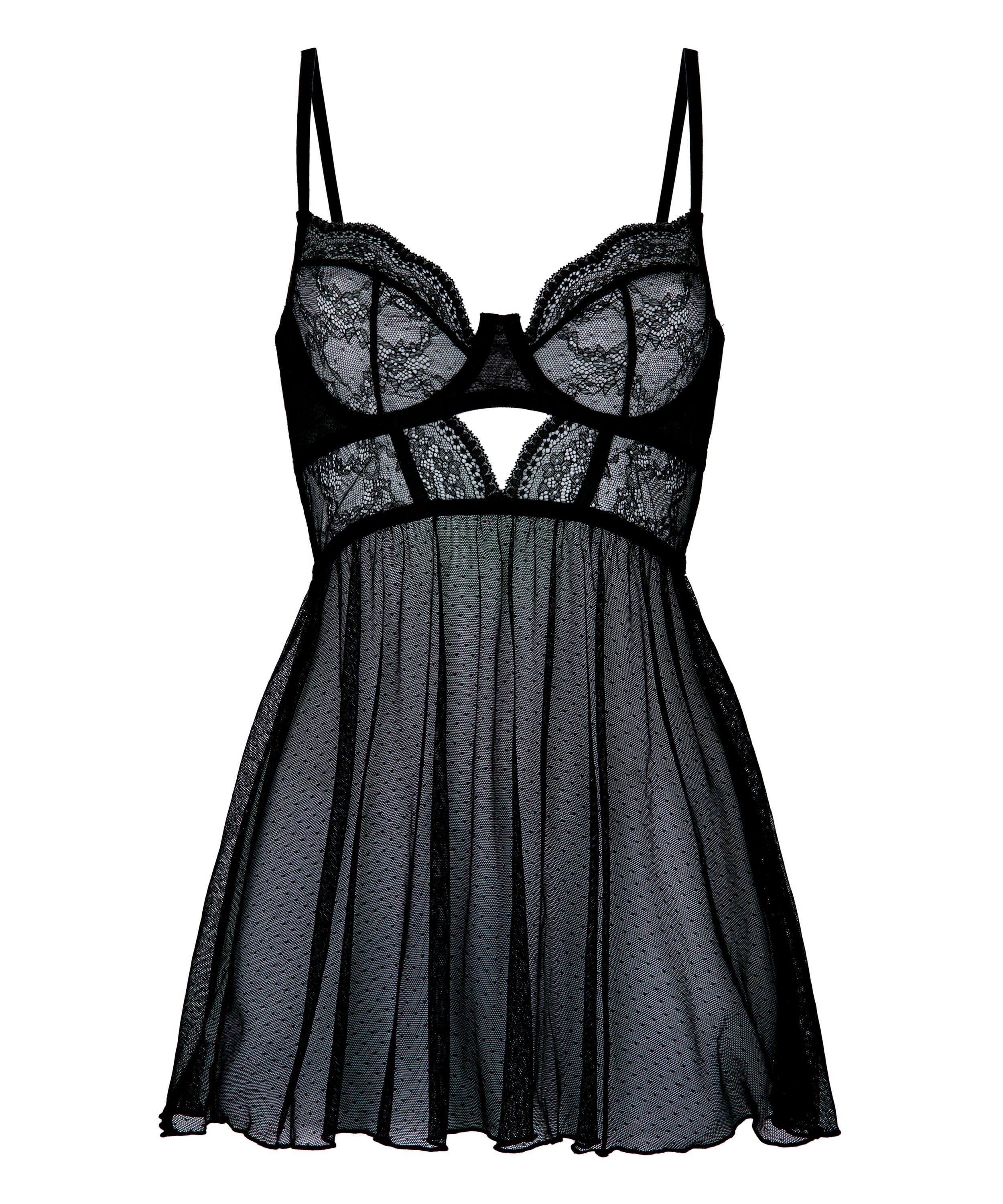 Isabelle Babydoll, Black, main