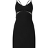 Nova Jersey Slip Dress, Black