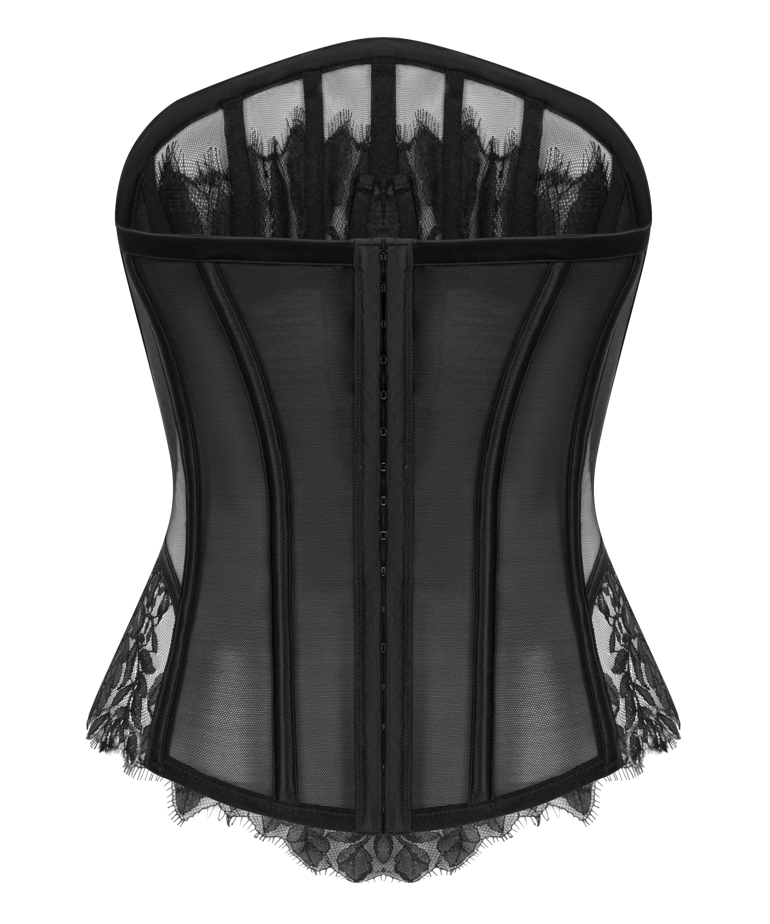 Chalice Corset, Black, main
