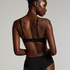 Angie Padded Underwired Push-Up Bra, Black