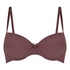Demi Padded Underwired Bra, Brown