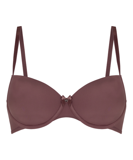 Demi Padded Underwired Bra, Brown