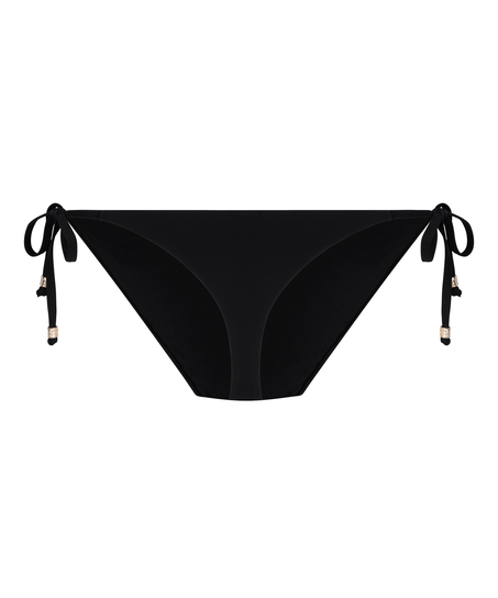 Thong Bikini Bottom Luxe, Black