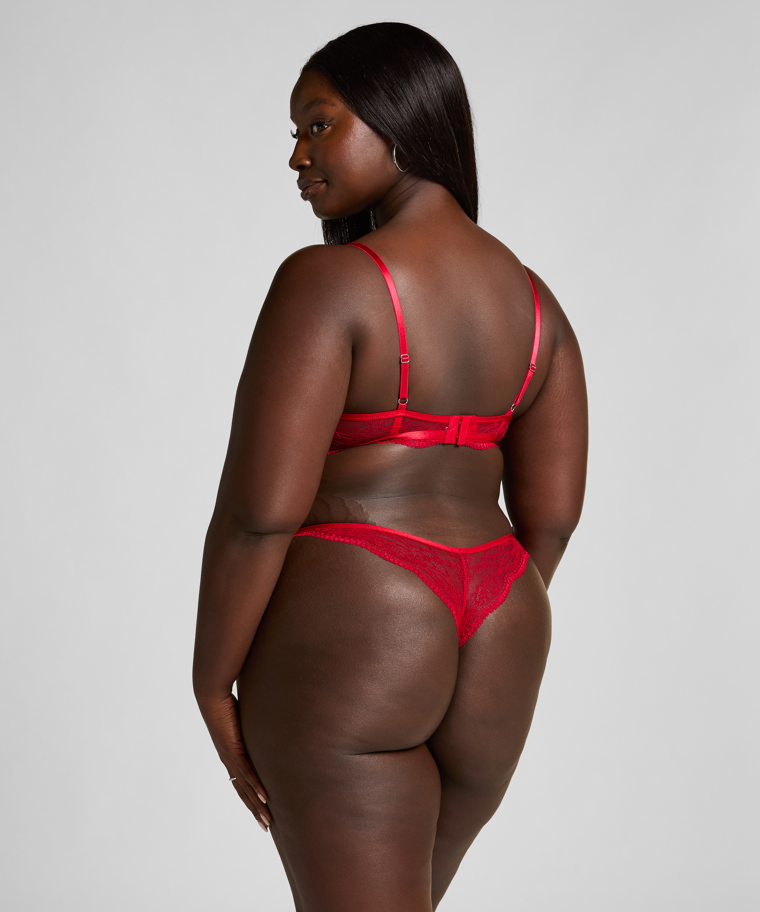Isabelle Non-Padded Underwired Bra, Red, main