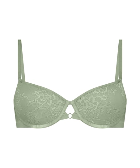 Lea Padded Underwired Bra, Green