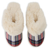 Teddy Mule Slipper, White
