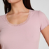 Pyjama Top Jersey Rib, Pink