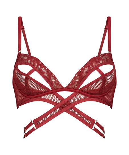 Pleasure Bralette, Red