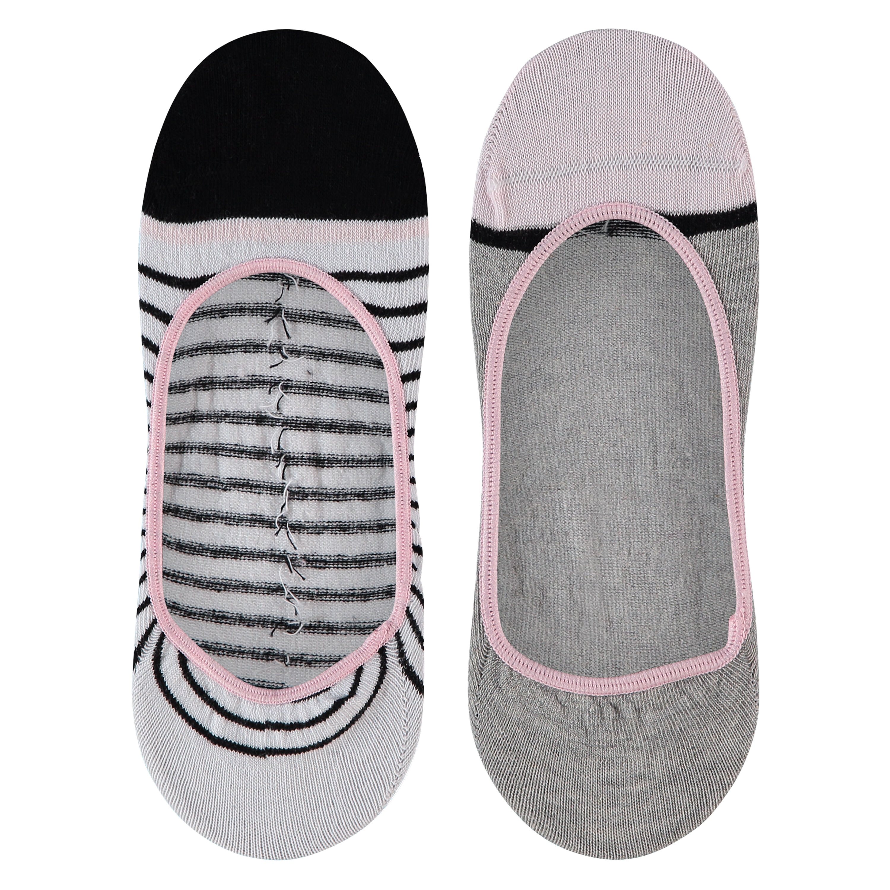 2 Pairs Footsies, Pink