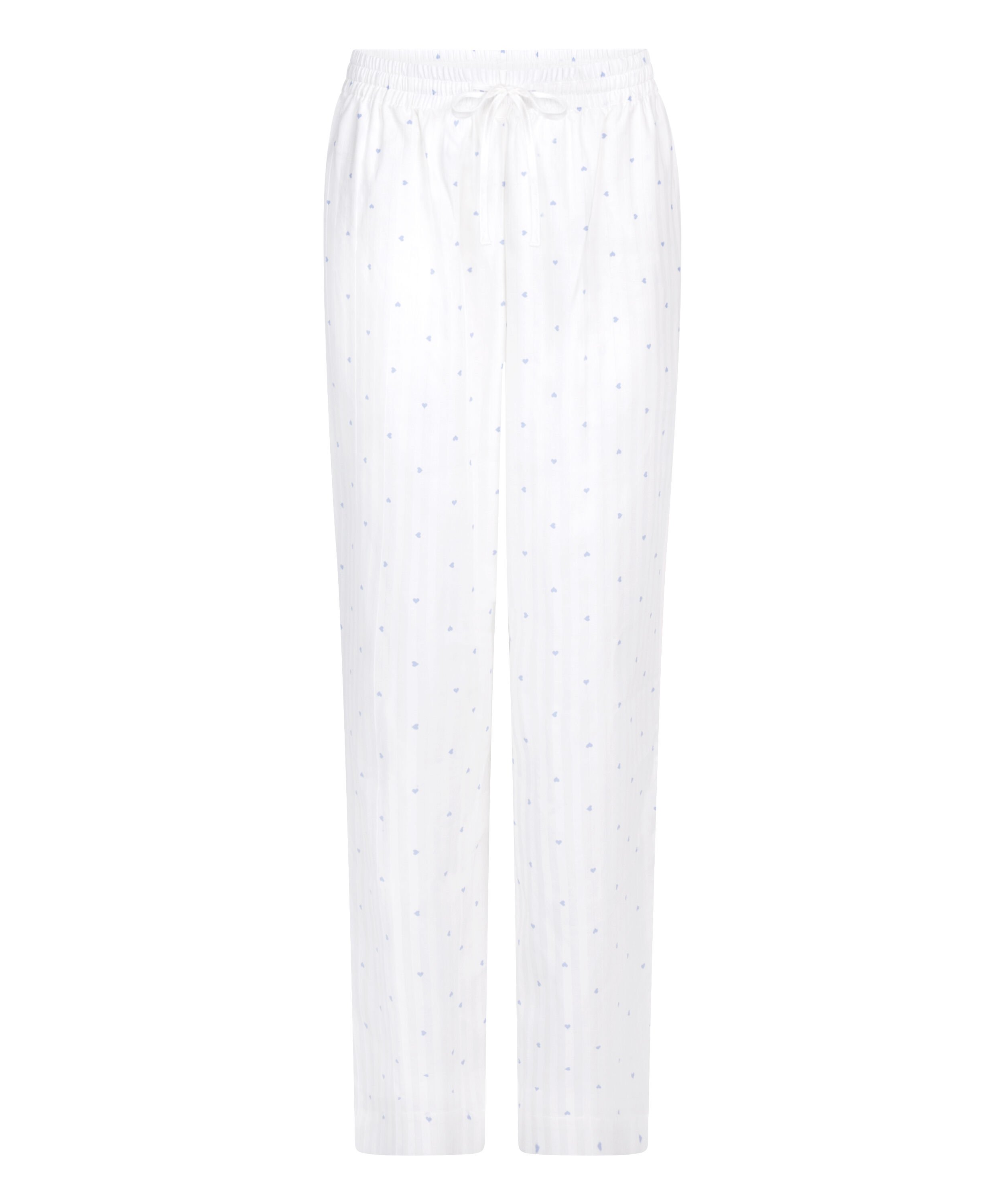 Jacquard Hearts Pyjama Bottoms, Blue