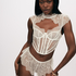 Lace Camille Top, White
