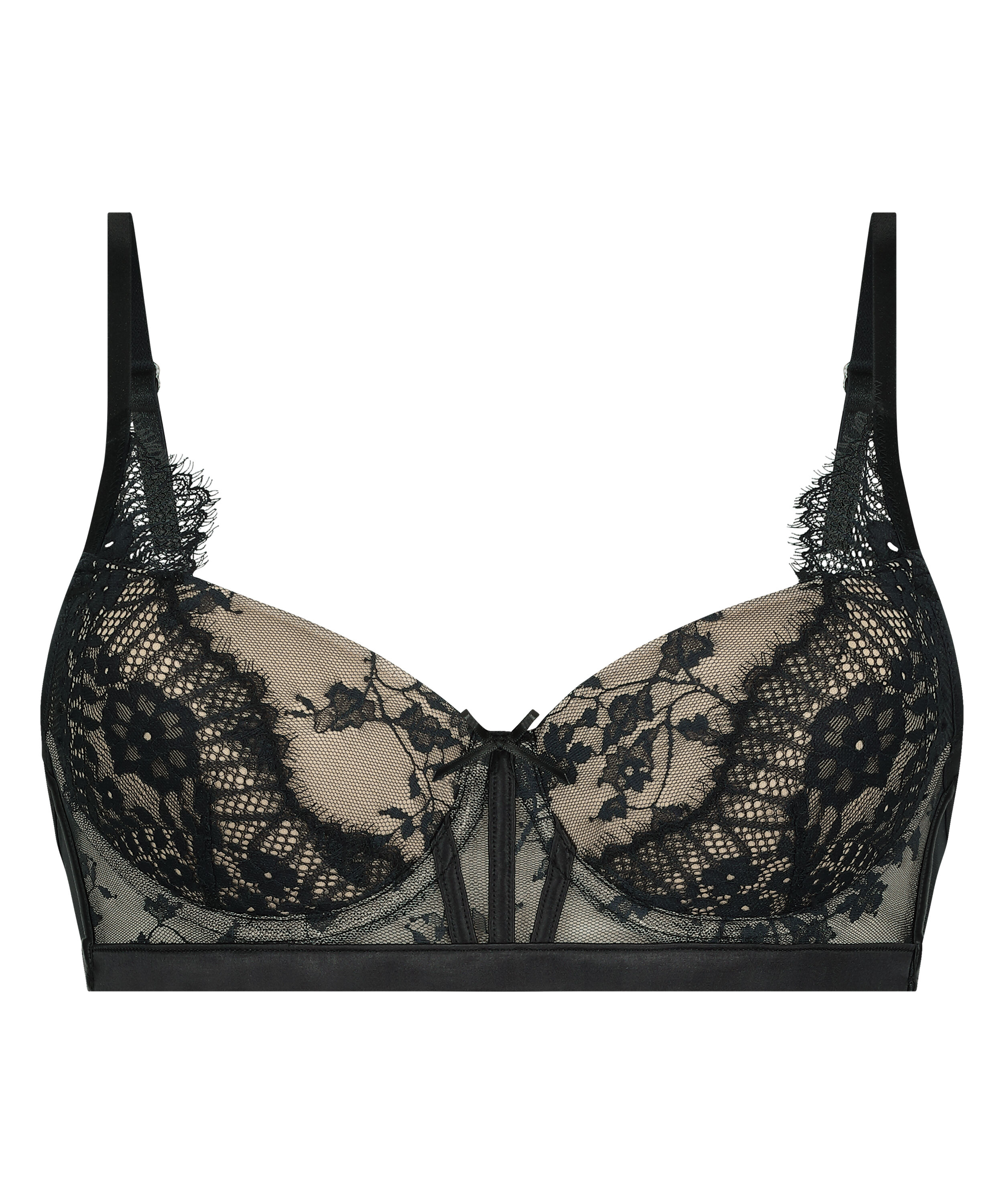 Daphne Padded Underwired Bra, Black