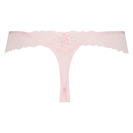Ariel Extra Low V-Shaped Thong, Pink