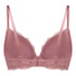 Marine Padded Push-Up Underwired Bra, Purple