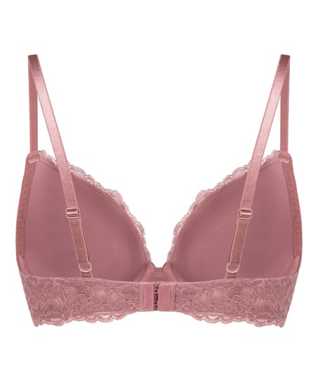 Marine Padded Push-Up Underwired Bra, Purple
