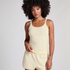 Pointelle Singlet, Yellow