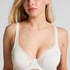 Mesh non-padded underwired bra, White
