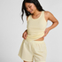 Pyjama Short Seersucker, Yellow