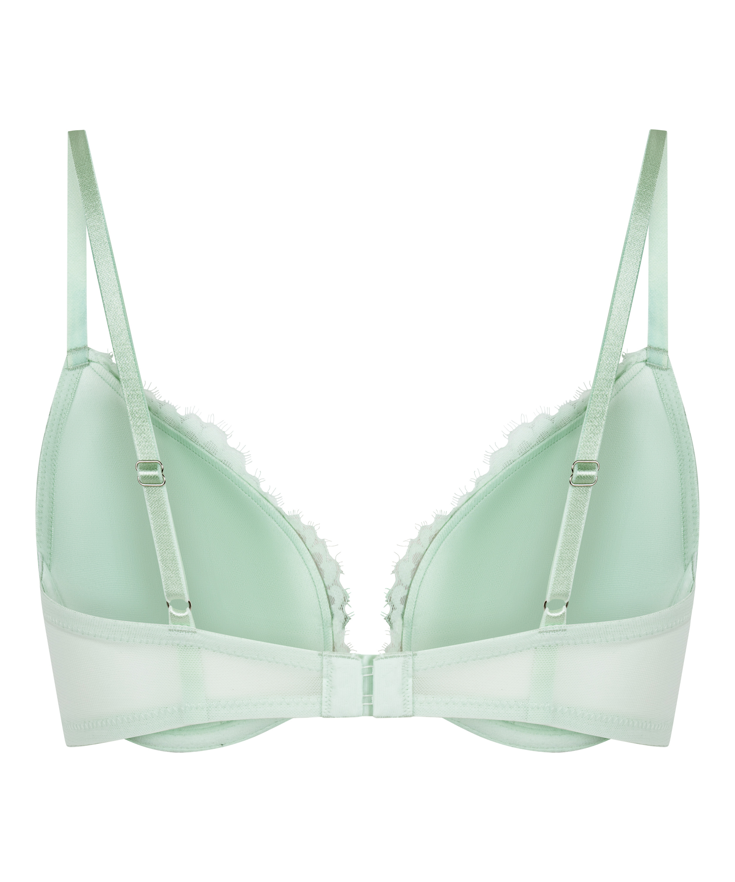 Harmony Padded Underwired Push-Up Bra, Green, main