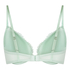 Harmony Padded Underwired Push-Up Bra, Green