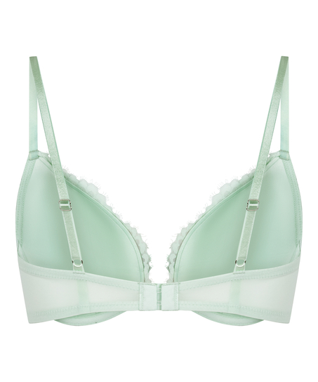 Harmony Padded Underwired Push-Up Bra, Green