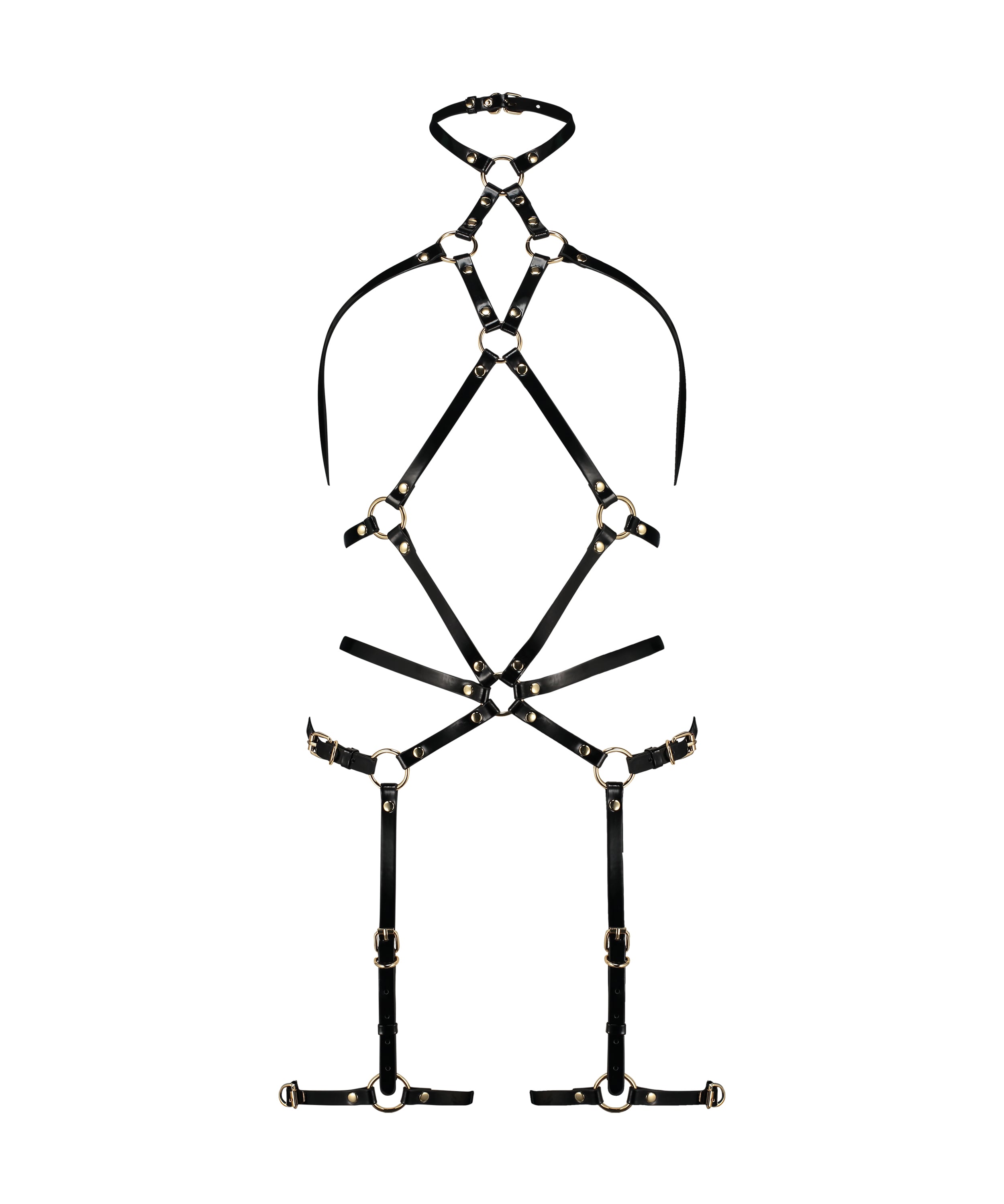 Private Harness, Black, main