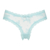 V-shaped Brazilian knickers mesh, Blue